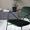 House Doctor KLEVER Krzesło Lounge Chair - Zielone